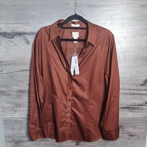 Elegant Brown Women's Top